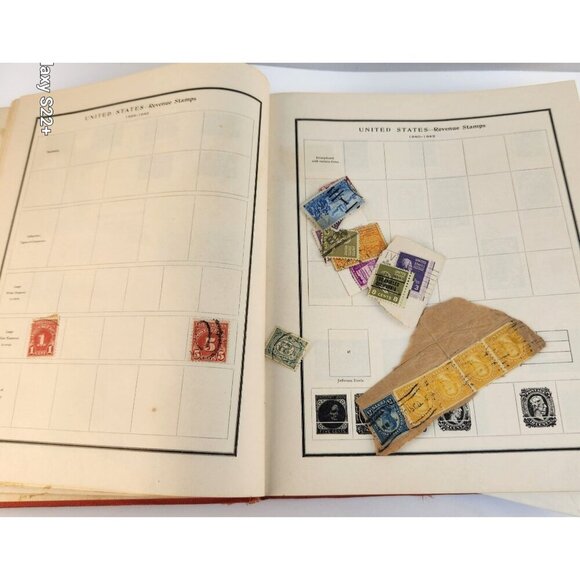 Vintage 1950 Modern Postage Stamp Album By Scott Publications With Mixed Stamps - Picture 2 of 13